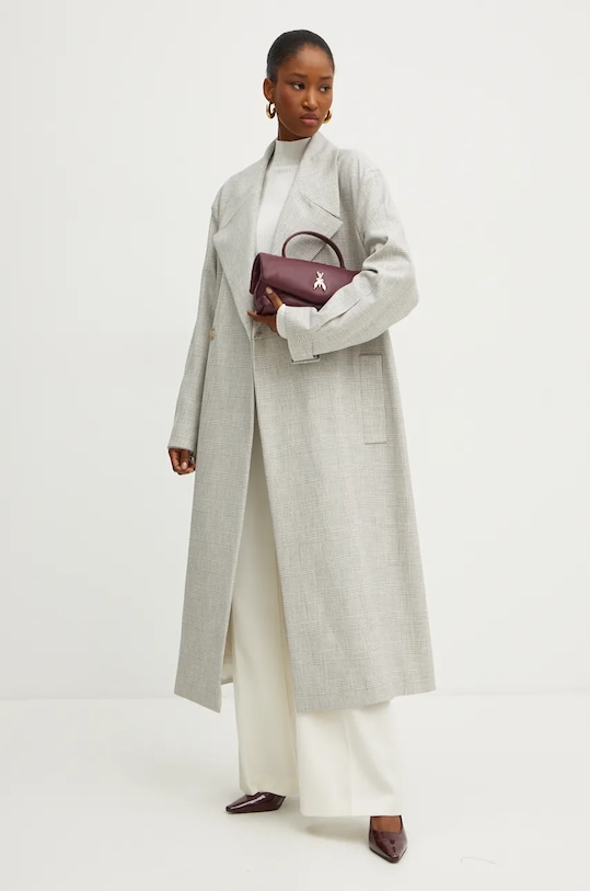 Trench kabát BOSS 50518485 béžová AW24