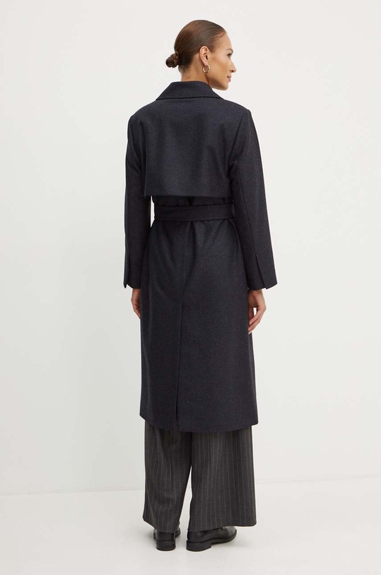 Ruházat BOSS gyapjúkabát 50518503 fekete