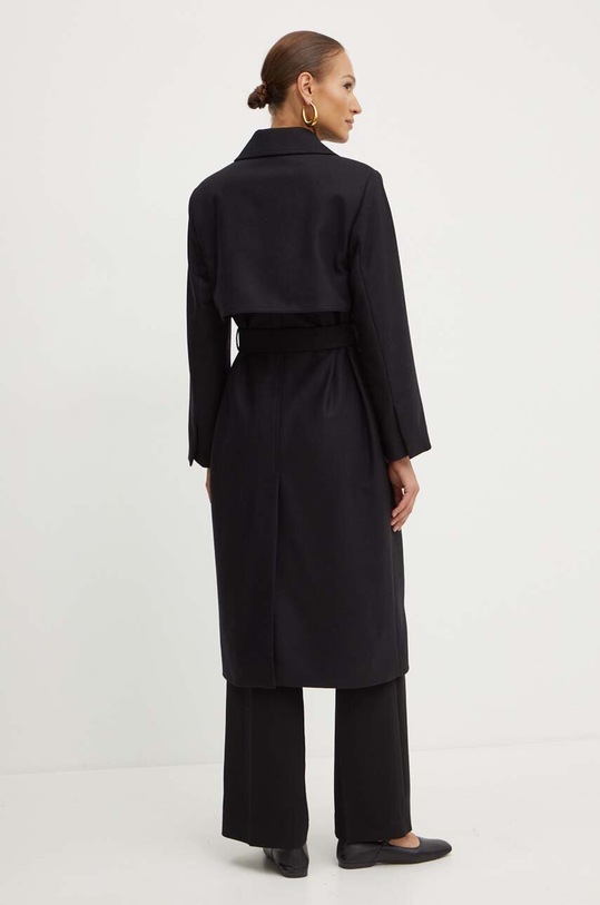 Ruházat BOSS gyapjúkabát 50518503 fekete