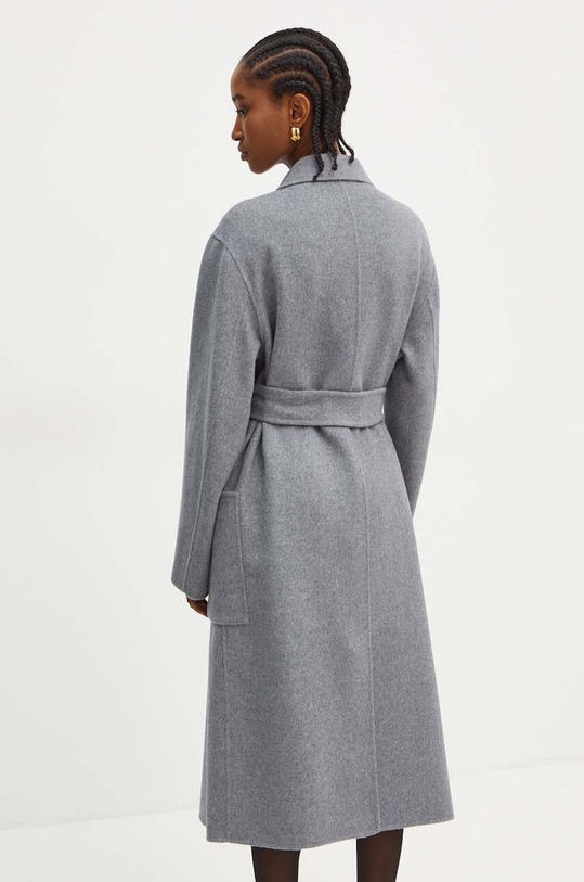 Oblečenie Vlnený kabát BOSS 50521160 sivá