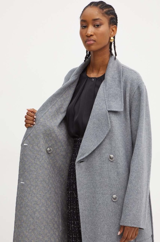 Vlnený kabát BOSS 50521160