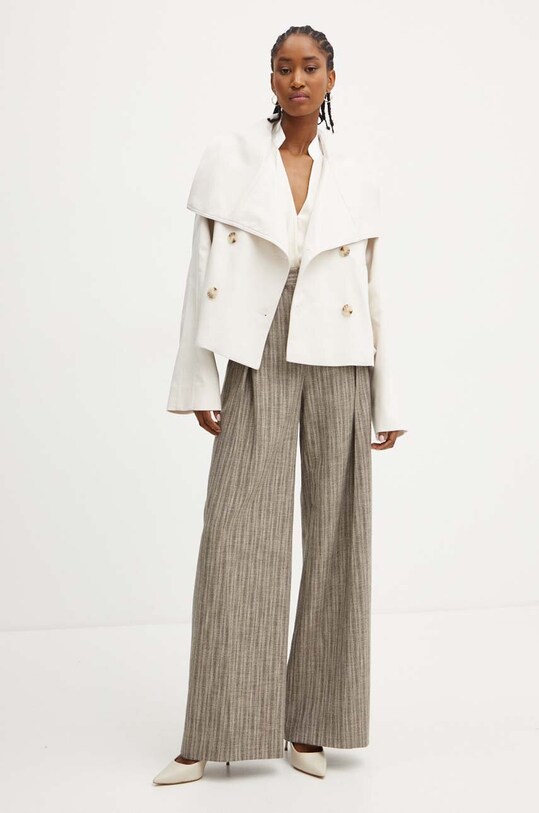 Bunda BOSS 50521829 béžová AW24