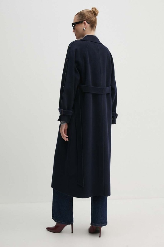 Oblečení Vlněný kabát Weekend Max Mara 2425016021600 námořnická modř