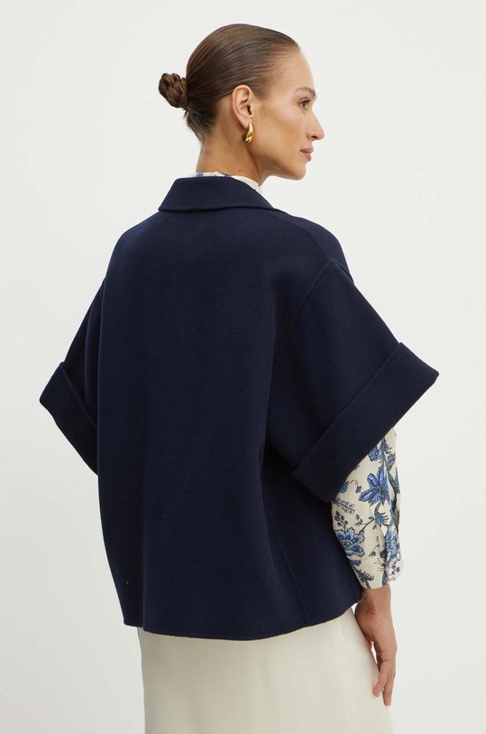 Îmbrăcăminte Weekend Max Mara geaca de lana 2425086011600 bleumarin