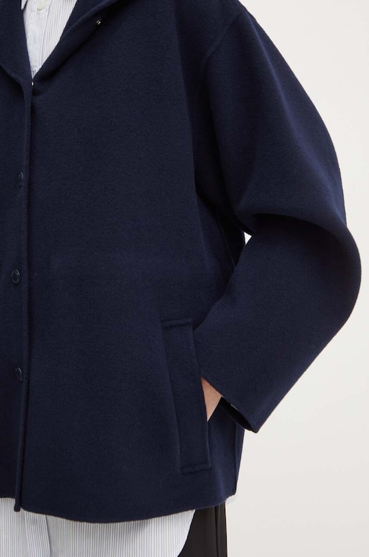 Weekend Max Mara geaca de lana 2425086021600 bleumarin