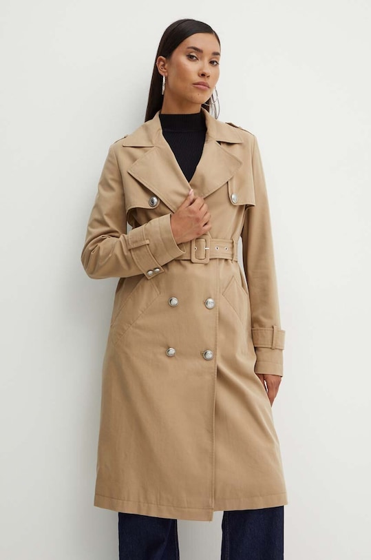 Καμπαρντίνα Guess JADE άλλο μπεζ W4YL13.WGAI0