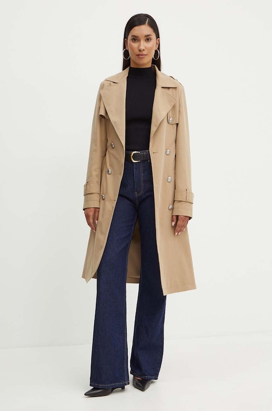 Καμπαρντίνα Guess JADE W4YL13.WGAI0 μπεζ AW24