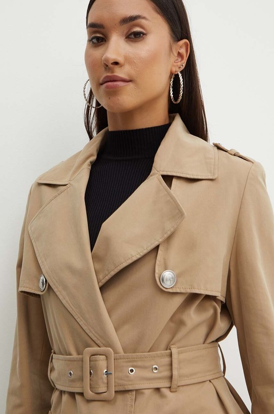 Καμπαρντίνα Guess JADE μπεζ W4YL13.WGAI0