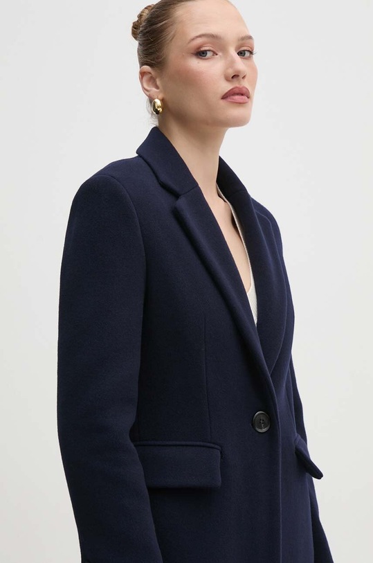 Pinko płaszcz wełniany granatowy 103697.A225