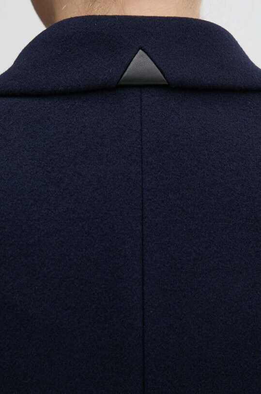 Шерстяное пальто Pinko 103697.A225 тёмно-синий