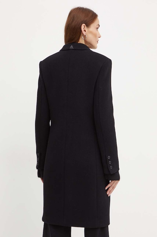 Oblečenie Vlnený kabát Pinko 103697.A225 čierna