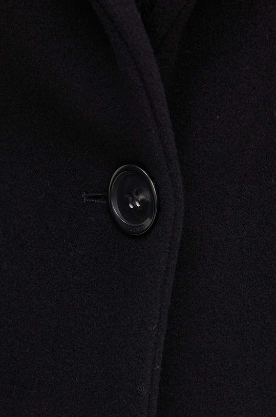 Vlnený kabát Pinko 103697.A225 čierna