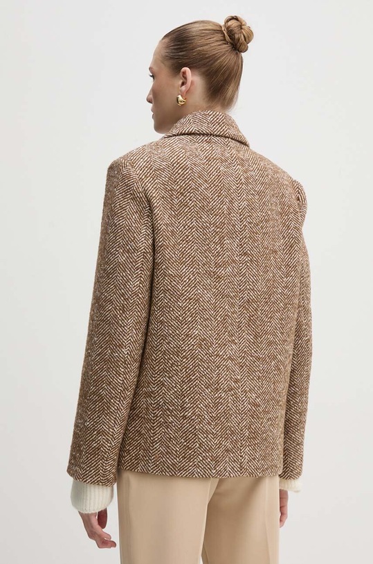 Odzież Pinko kurtka z domieszką wełny 104118.A245 brązowy