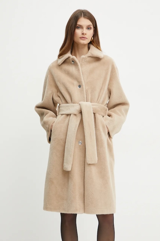 Kaput Pinko bez kapuljače bež 103836.A1ZN