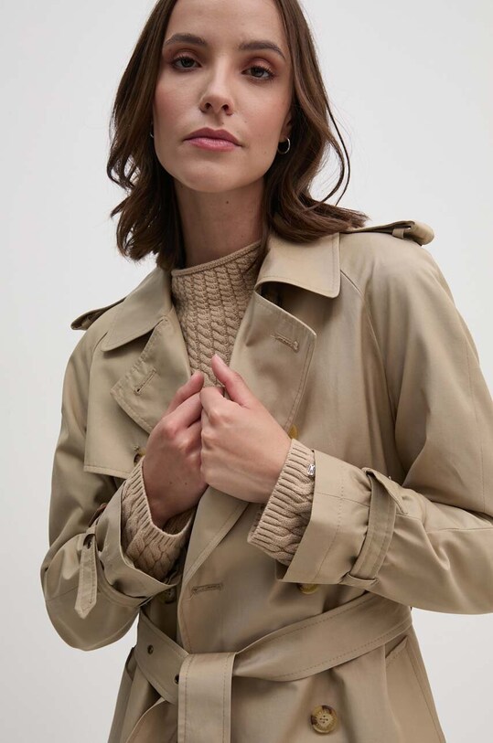 Trench kabát Lauren Ralph Lauren béžová 297951259