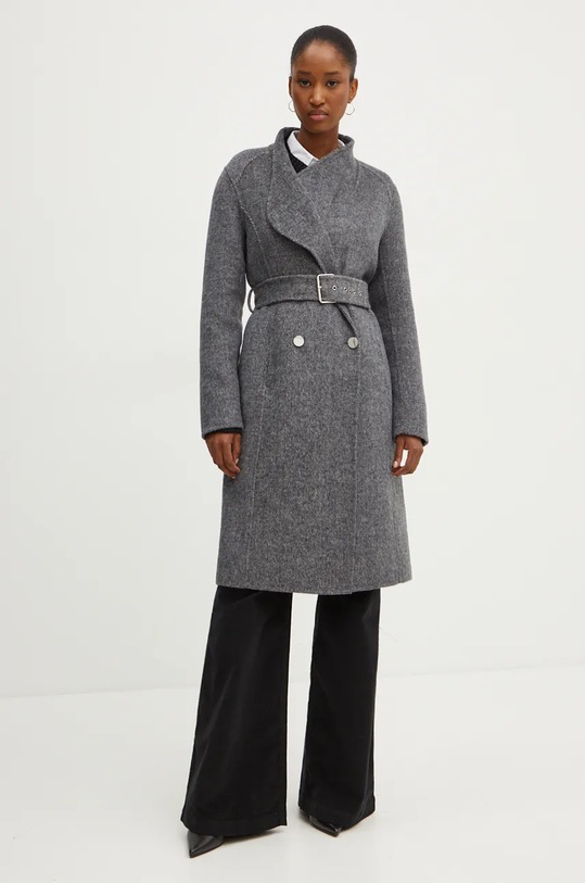 Liu Jo cappotto in lana non isolato grigio WF4060.T4627