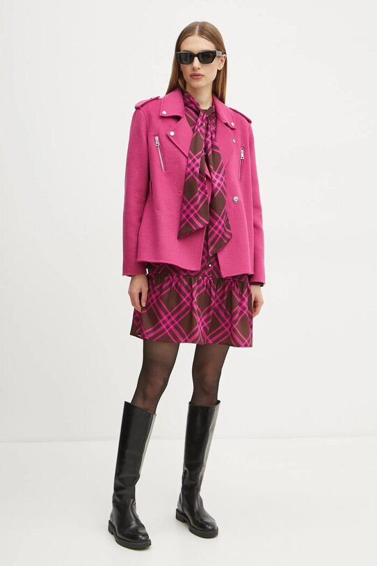 Liu Jo geaca de lana WF4061.T4627 roz NC24