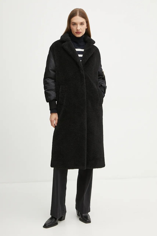 Kabát Liu Jo s podšívkou černá WF4100.E0936