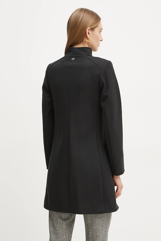 Îmbrăcăminte Liu Jo palton din lana WF4272.T4612 negru