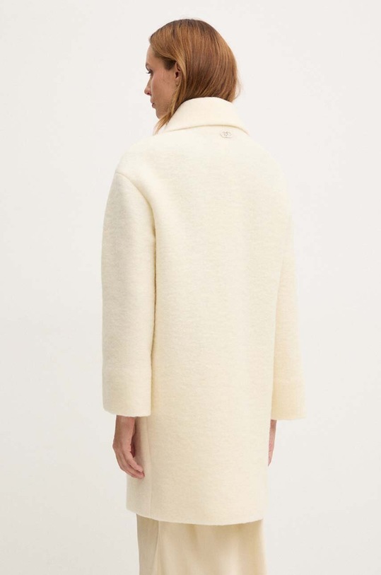 Odzież Liu Jo płaszcz wełniany WF4313.J4070 beżowy