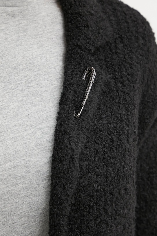 Kabát s prímesou vlny Liu Jo WF4491.MA50P čierna