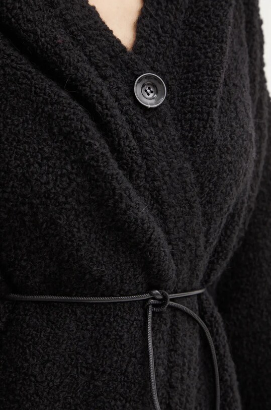 Liu Jo cardigan din amestec de lana WF4520.MA26O negru