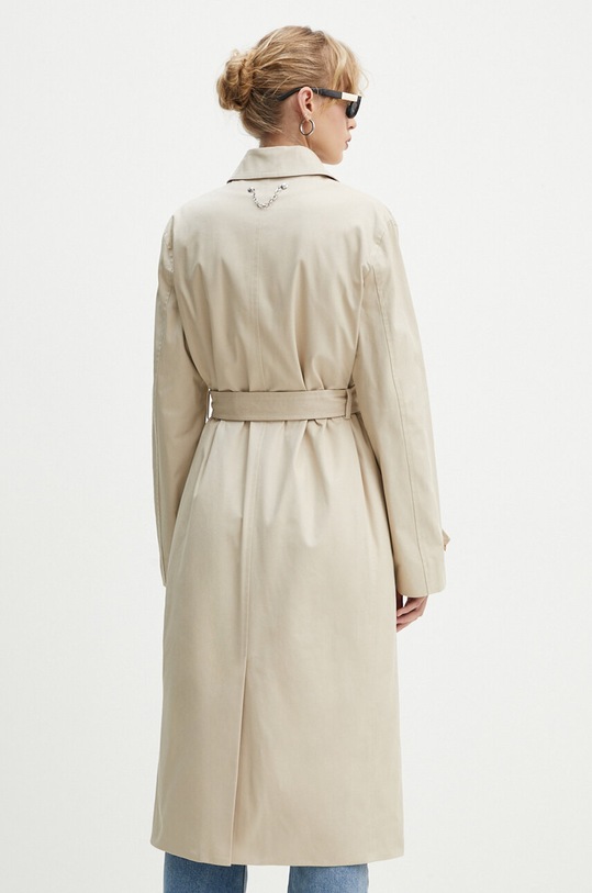 Îmbrăcăminte Moschino Jeans palton de bumbac 0623.8219 bej