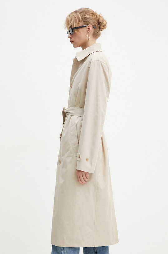 Moschino Jeans palton de bumbac bej 0623.8219