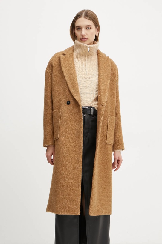 Одяг Вовняне пальто BA&SH 1H24TAO коричневий