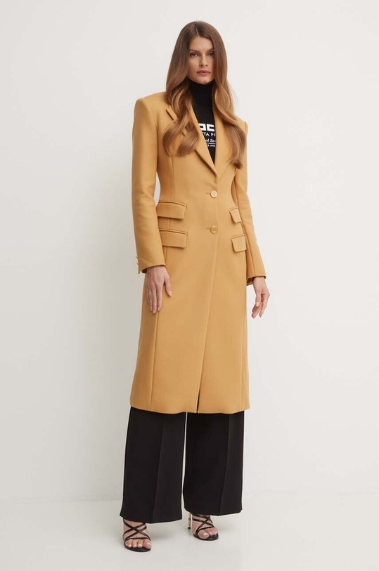 Kabát Elisabetta Franchi nezateplené hnedá CP00146E2