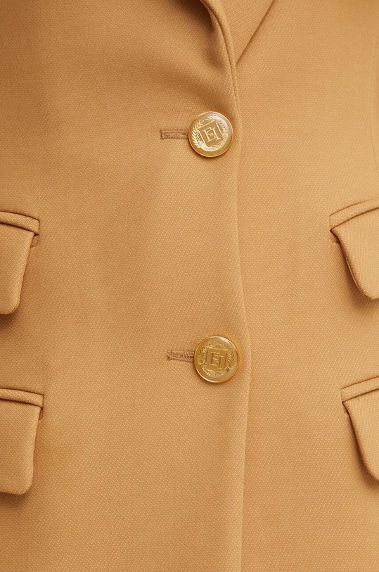 Kabát Elisabetta Franchi CP00146E2 hnedá