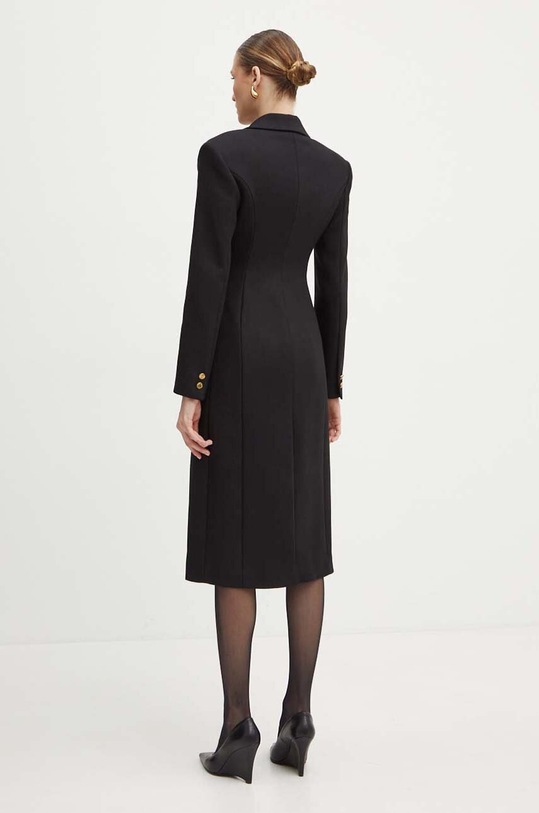 Odzież Elisabetta Franchi płaszcz CP00146E2 czarny