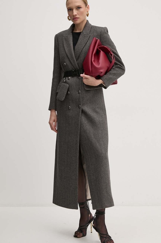 Elisabetta Franchi cappotto grigio CP00246E2