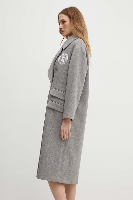 Kabát Elisabetta Franchi sivá CP00346E2