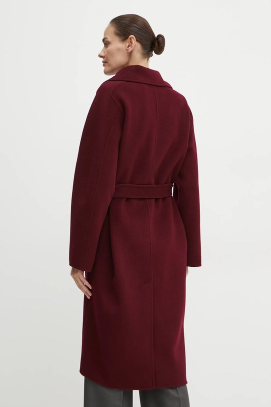 Abbigliamento Elisabetta Franchi cappotto in lana CP54D46E2 granata