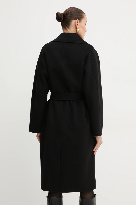 Одежда Шерстяное пальто Elisabetta Franchi CP54D46E2 чёрный