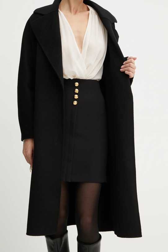 Шерстяное пальто Elisabetta Franchi CP54D46E2