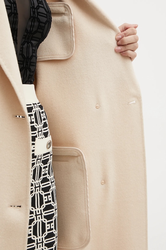 Elisabetta Franchi palton de lana CP55D46E2