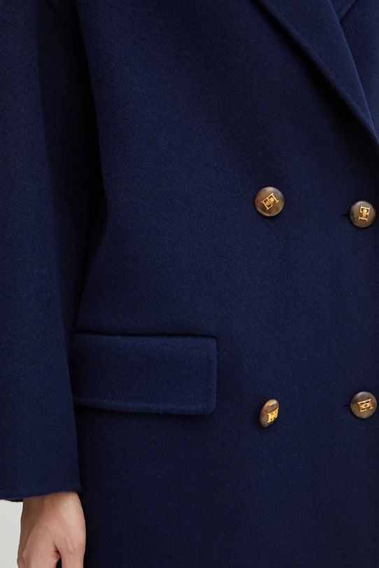 Вовняне пальто Elisabetta Franchi CP55D46E2