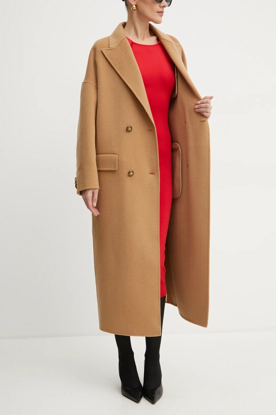 Elisabetta Franchi palton de lana CP55D46E2