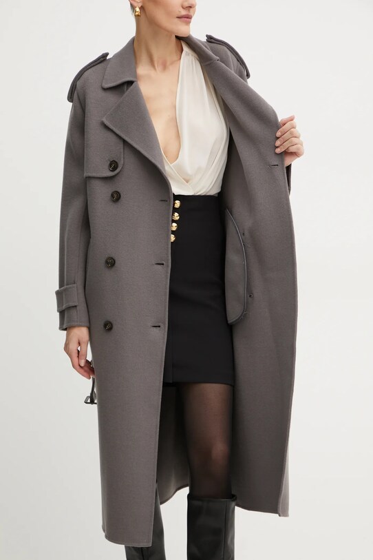 Elisabetta Franchi cappotto in lana CP57D46E2