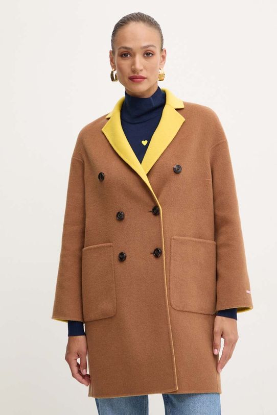 Dvostrani vuneni kaput MAX&Co. 2426016011200 smeđa AW24