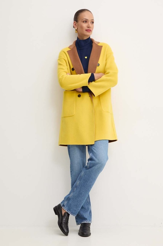 Odjeća Dvostrani vuneni kaput MAX&Co. 2426016011200 smeđa