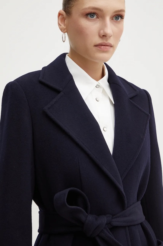 Vlněný kabát MAX&Co. námořnická modř 2428016024200