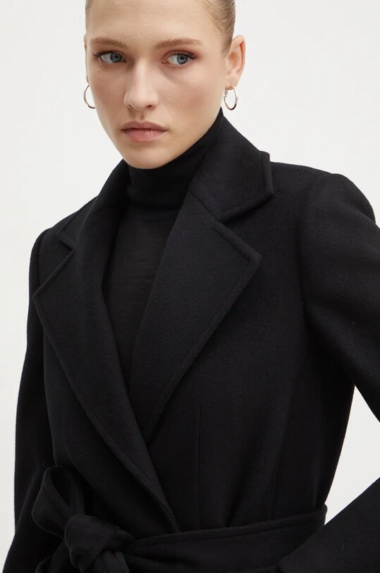 MAX&Co. palton de lână negru 2428016024200