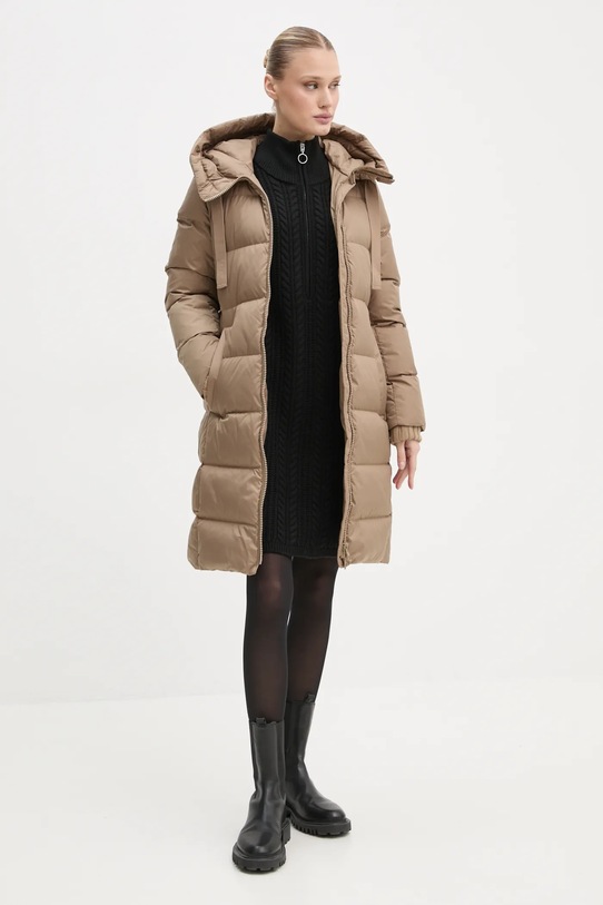 Пухено яке Marc O'Polo 409032971285 бежов AW24