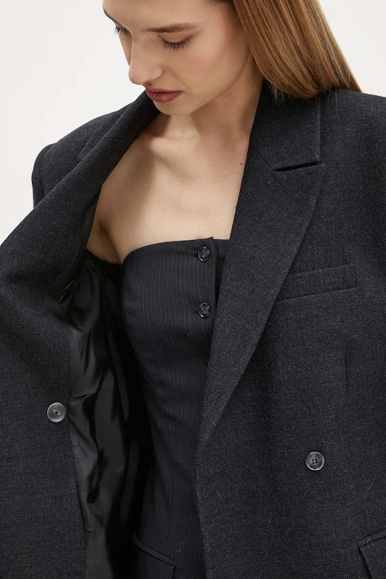 Vuneni kaput Herskind Ultra 5379174 siva