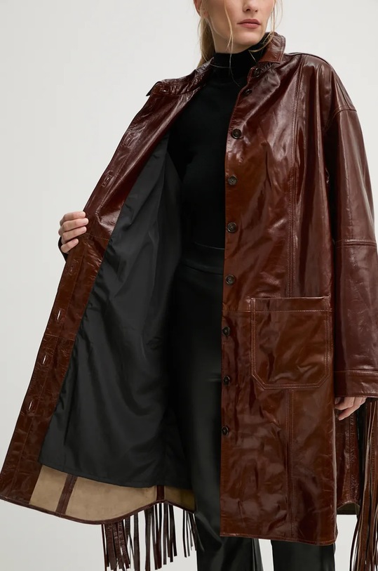 Herskind płaszcz skórzany Ellen 5302125