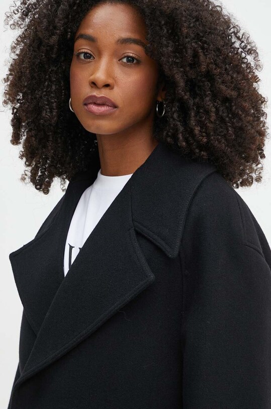 Victoria Beckham kurtka wełniana 1124WCT004733C czarny