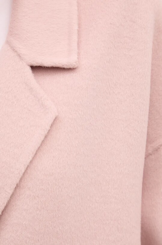 United Colors of Benetton palton de lana roz 28F7DN06B